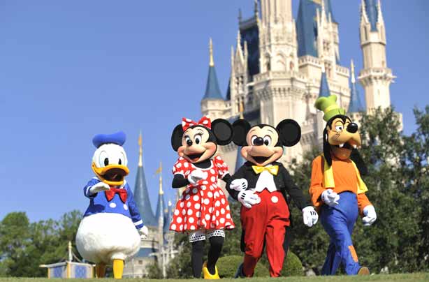 Disney holiday with magical theme park atmosphere